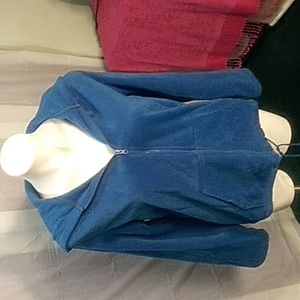 Stephanic Rogers cobalt blue hoodie size L new